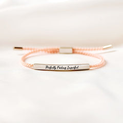 Perfectly F♡cking Imperfect - Motivational Tube Bracelet